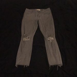 Light grey PacSun jeggings